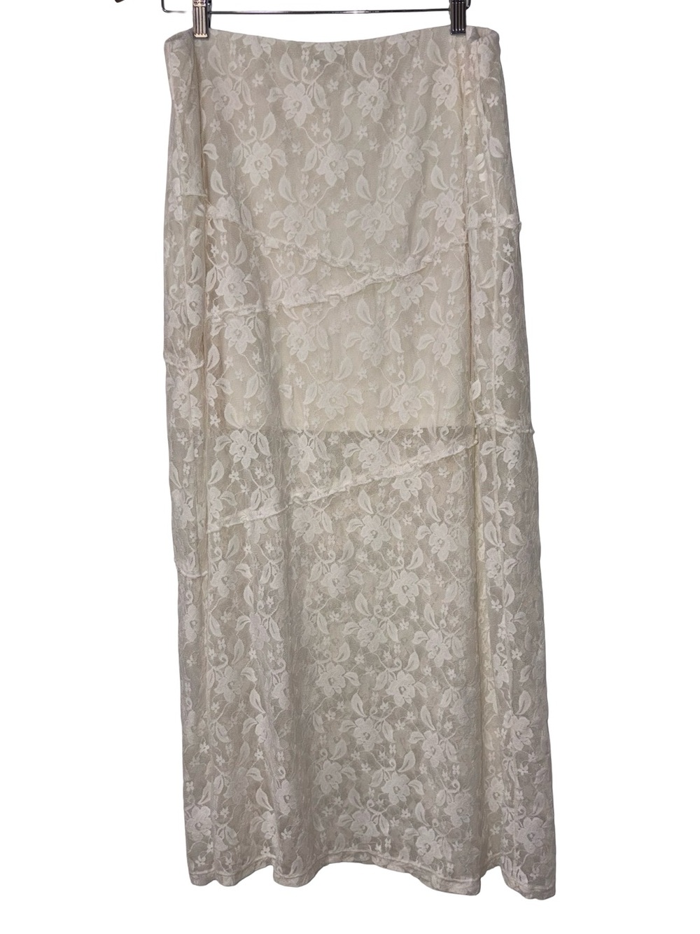 Coastal Cowgirl Cream Lace No Boundaries XL 16-18 Maxi Skirt